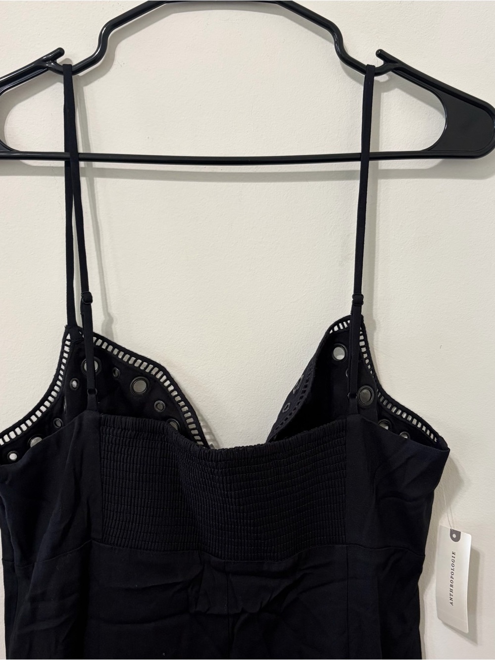 Anthropologie Sleeveless Sweetheart Midi Dress in Black - Picture 9 of 10